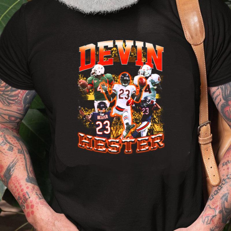 Devin Hester NFL Player Classic Vintage Unisex Shirts