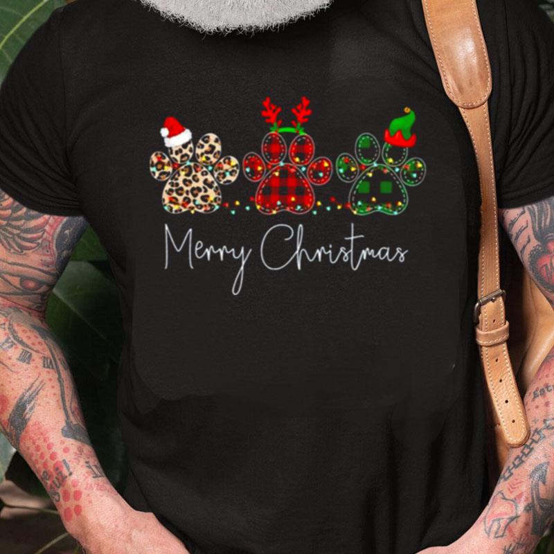 Dog Paws Christmas Unisex Shirts