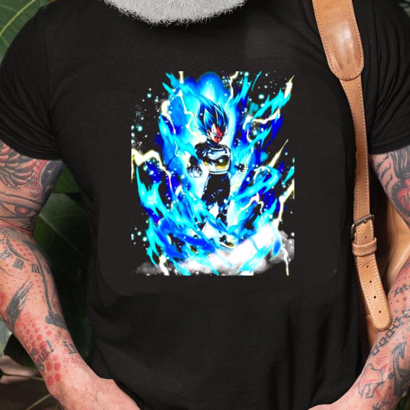 Dragon Ball Vegeta Super Saiyan Blue Anime Manga Unisex Shirts