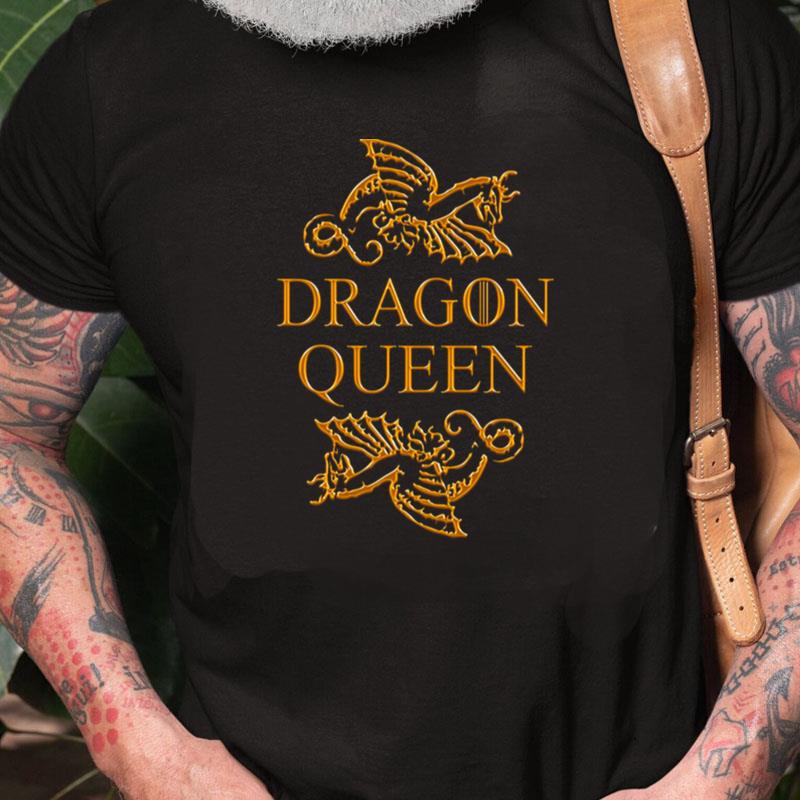 Dragon Queen House Of The Dragon Style Gold Unisex Shirts