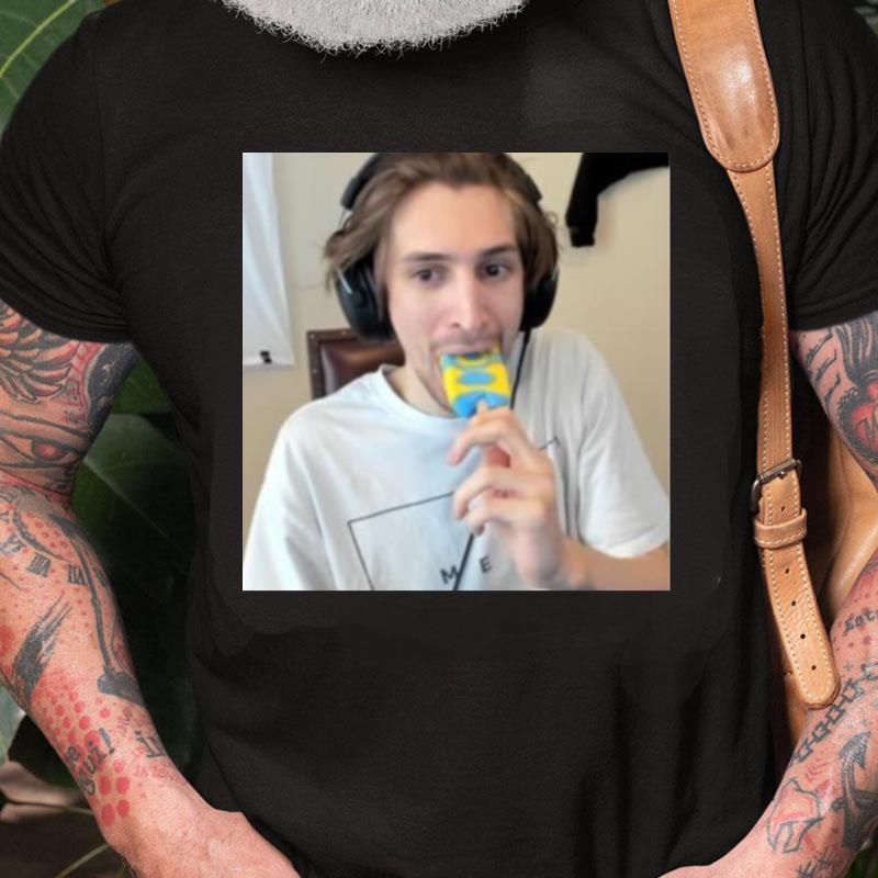 Eating Ice Cream Popsicle Xqc Unisex Shirts