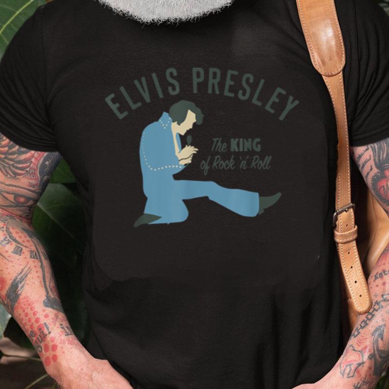 Elvis Presley Official Elvis King Illustration Unisex Shirts