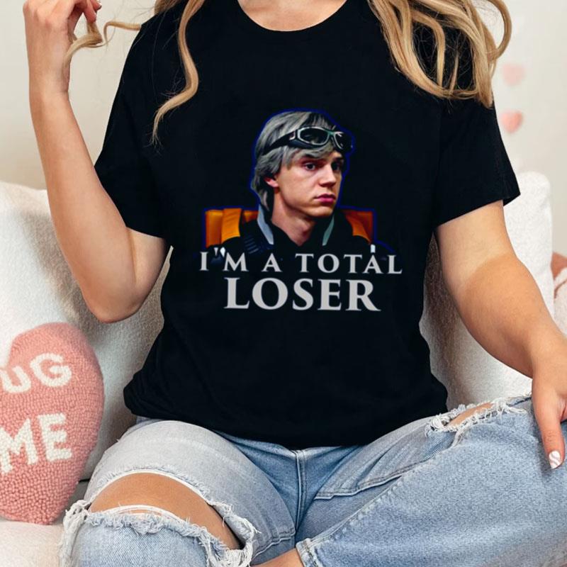 Evan Peters I'm A Total Loser Quote Cut Out Unisex Shirts