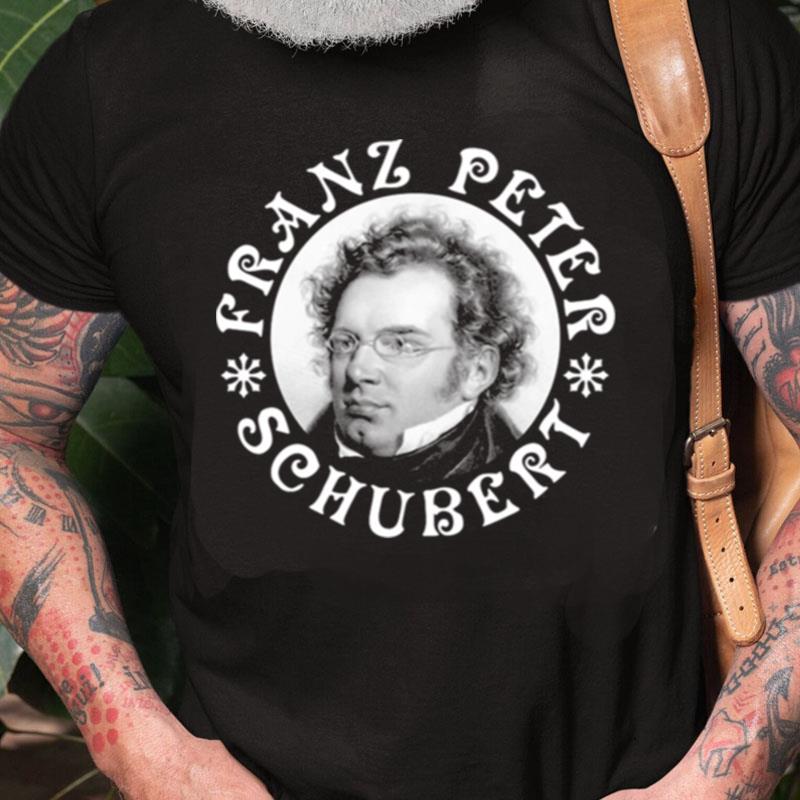 Franz Peter Schubert White Crb Unisex Shirts