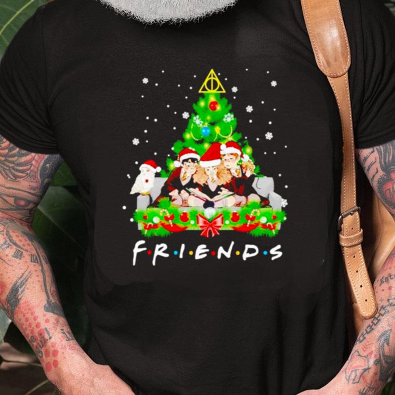 Friends Harry Potter And Ron And Hermione Merry Christmas Unisex Shirts