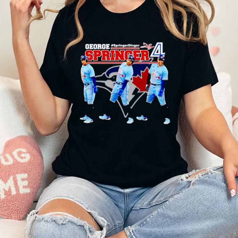 George Springer Toronto Blue Jays Springer Dinger Unisex Shirts