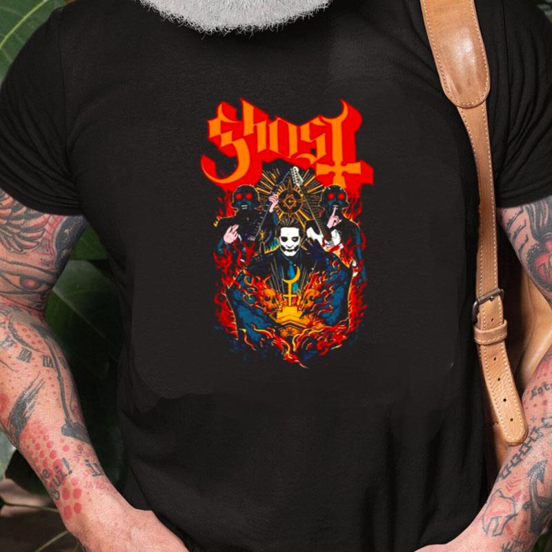 Ghost Bc Mary On A Cross Unisex Shirts