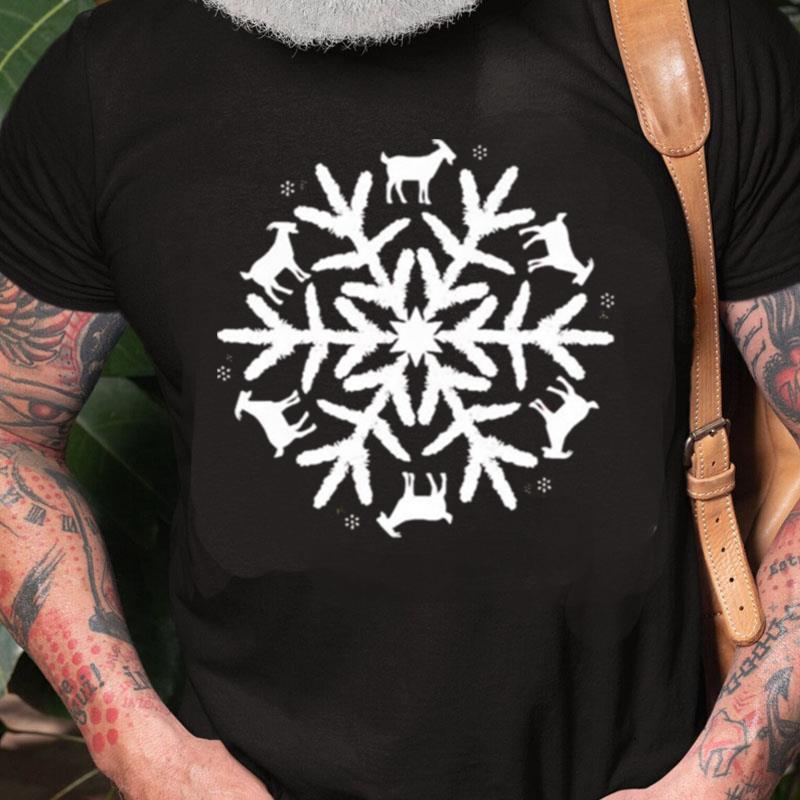 Goat Snowflake Christmas Sweater Unisex Shirts