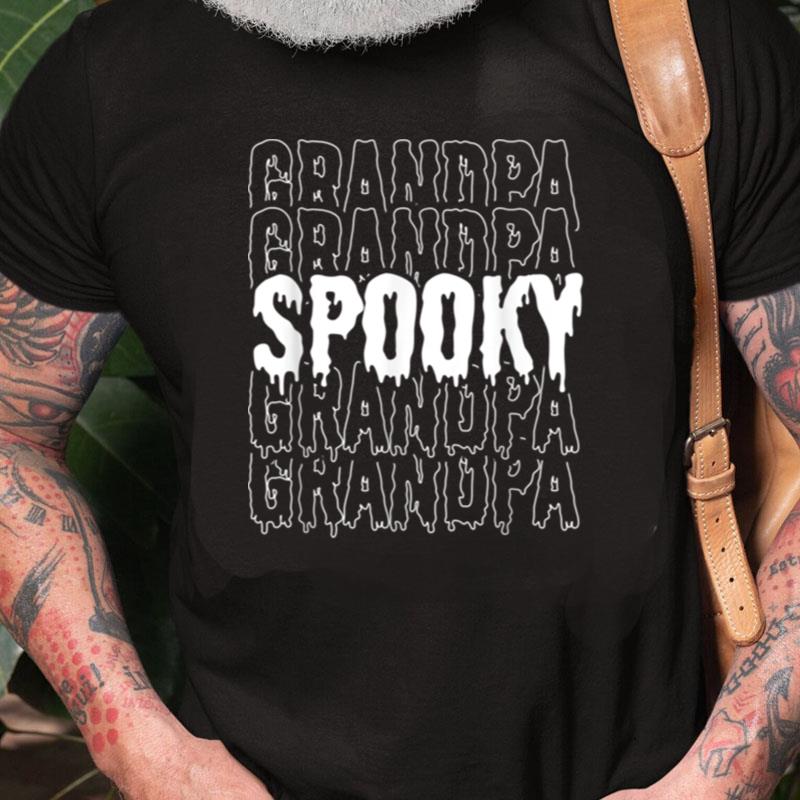 Grandpa Spooky Vintage Halloween Costume Grandfather Design Unisex Shirts