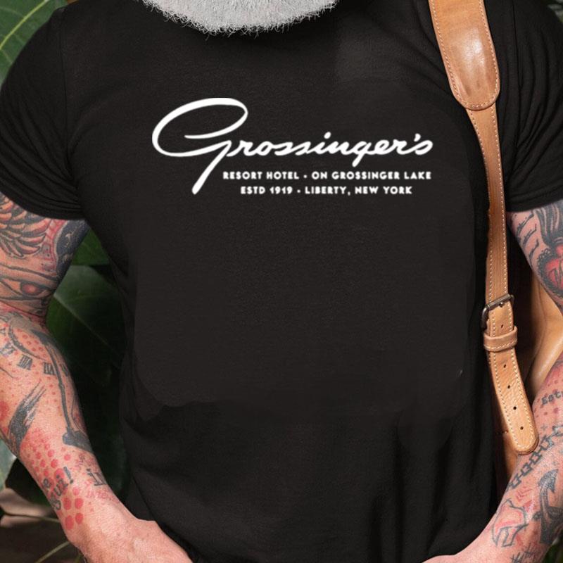 Grossinger's Resort Hotel On Grossinger Lake Unisex Shirts