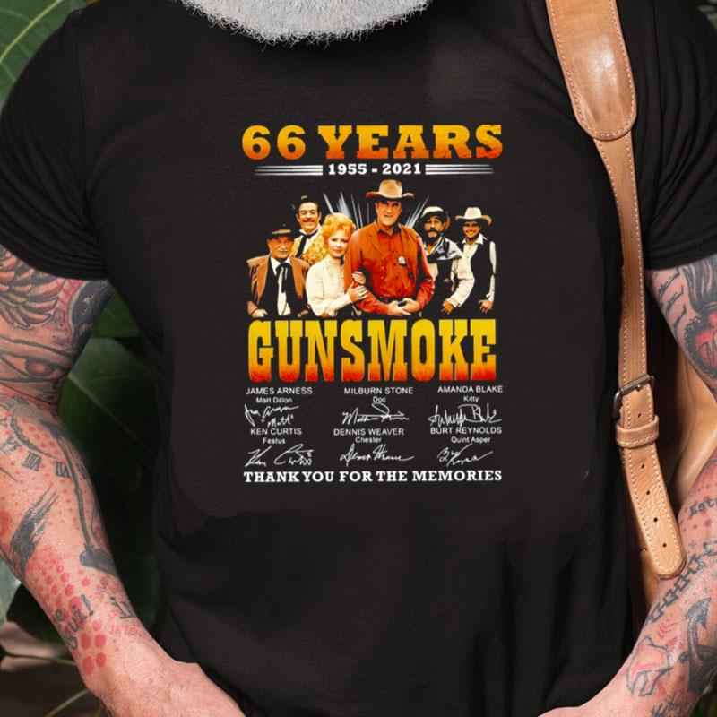 Gunsmoke Anniversary 66 Years Thank You For The Memories Unisex Shirts