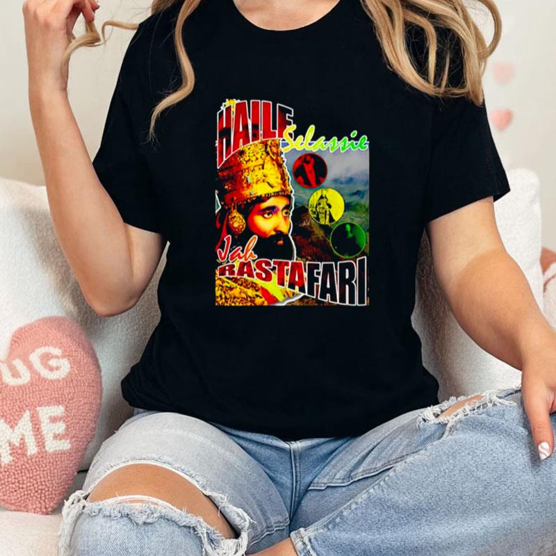 Haile Selassie Jah Rastafari Unisex Shirts