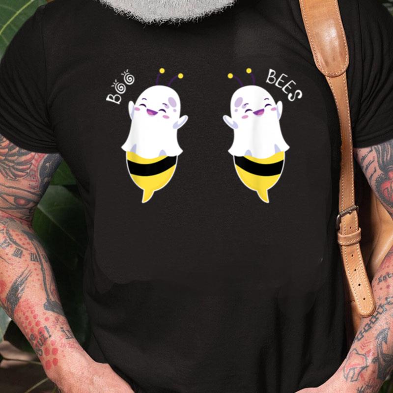 Halloween Boo Bees Ghost Matching Couples Family Funny Unisex Shirts