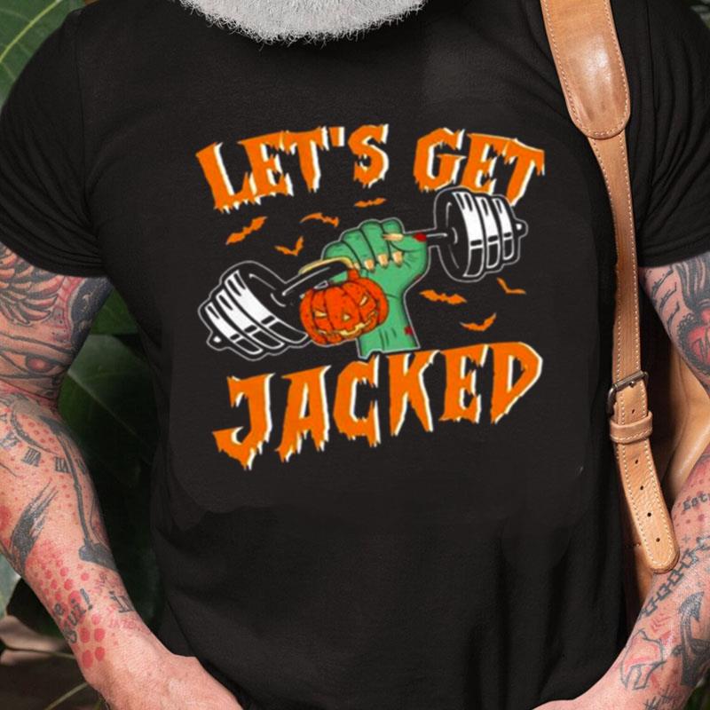 Halloween Gym Pumpkin Let's Get Jacked Unisex Shirts