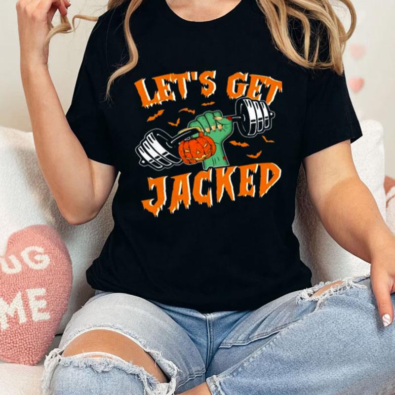 Halloween Gym Pumpkin Let's Get Jacked Unisex Shirts