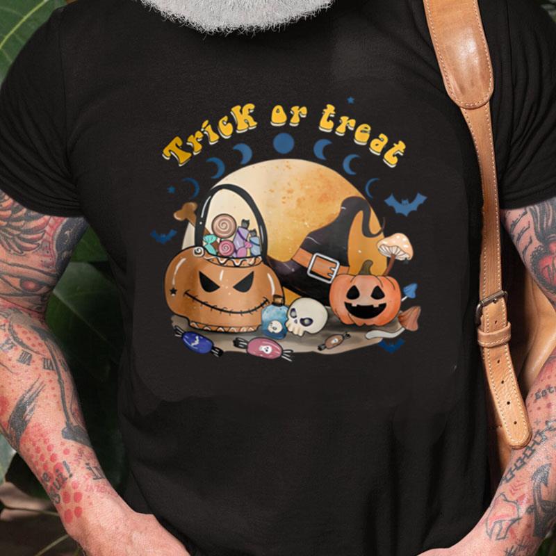 Happy Halloween Pumpkin Trick Or Treat Unisex Shirts