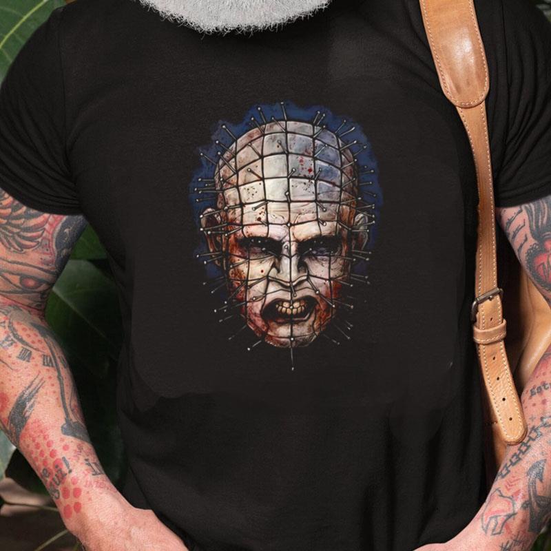 Hellraiser Pinhead Painting Scary Movie Unisex Shirts