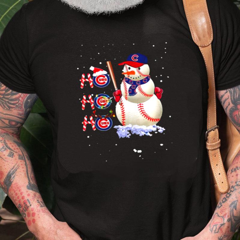 Ho Ho Ho Chicago Cubs Christmas Unisex Shirts