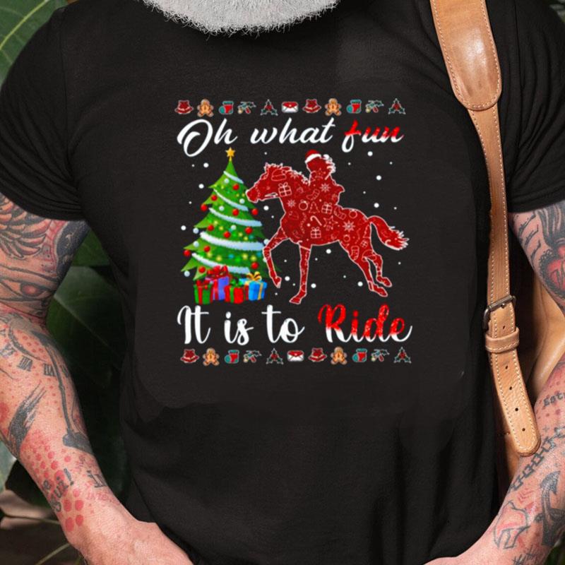 Horse Riding Christmas Unisex Shirts