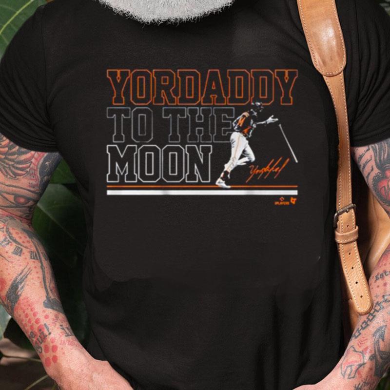 Houston Astros Yordan Álvarez Yordaddy To The Moon Signature Unisex Shirts