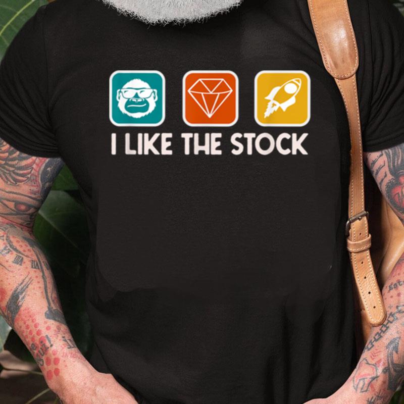 I Like The Stock Diamond Hands Ape Gme Unisex Shirts