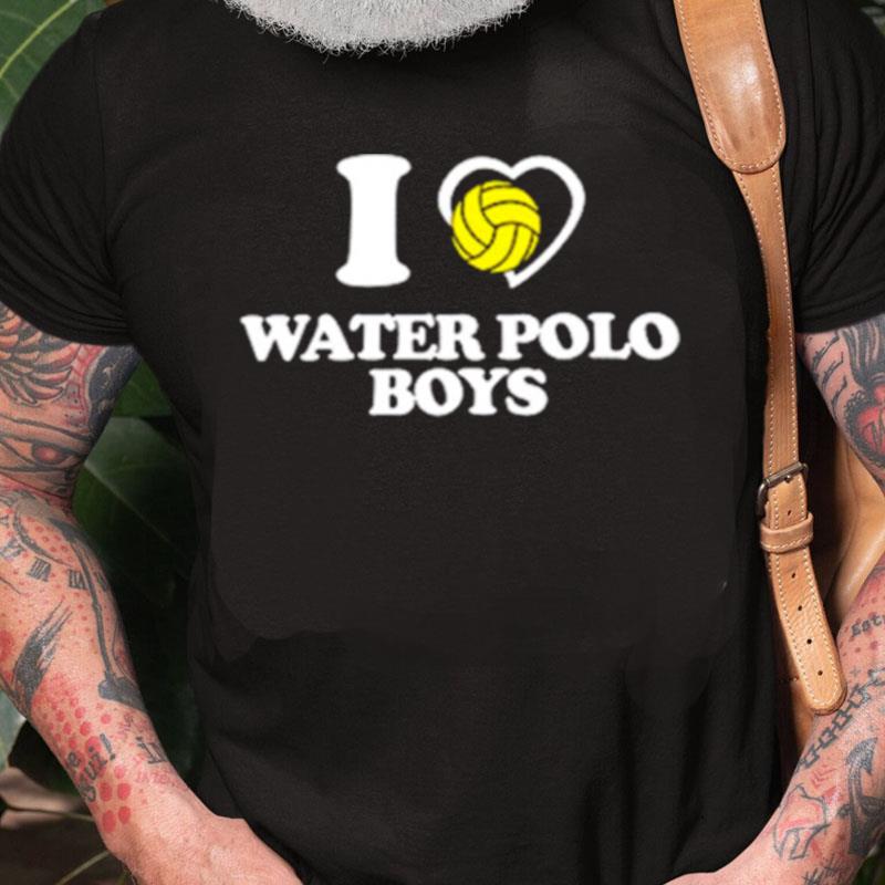 I Love Water Polo Boys Unisex Shirts