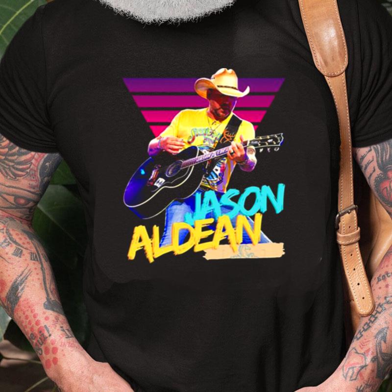 Iconic Portrait Art Jason Aldean Unisex Shirts