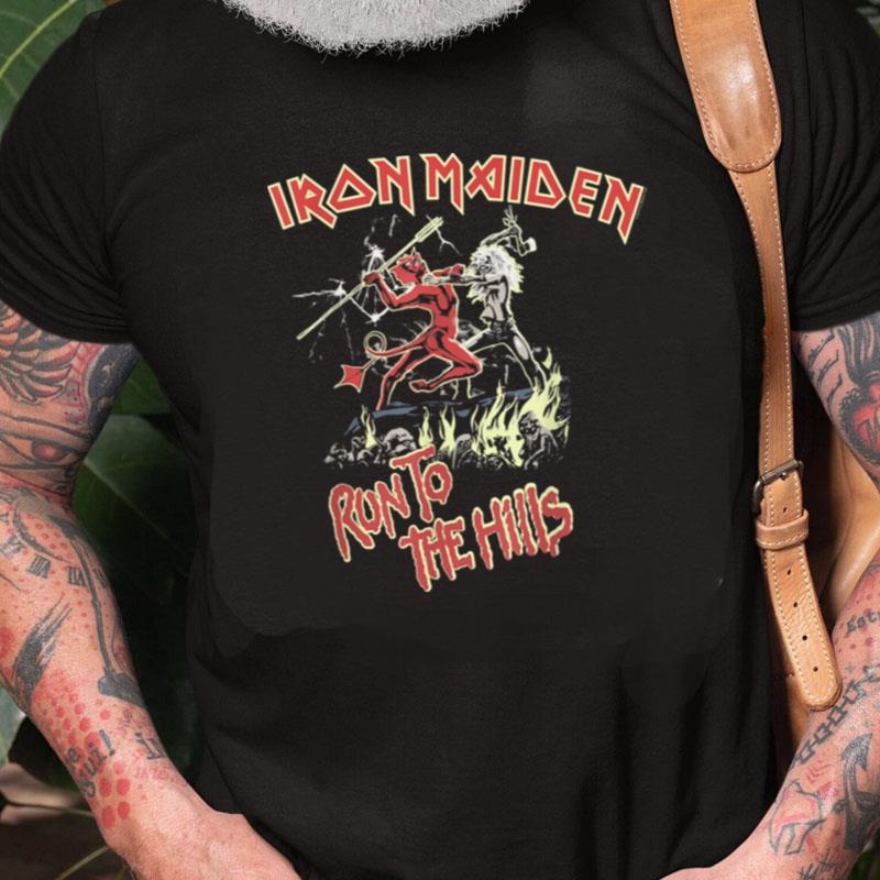 Iron Maiden Run To The Hills Unisex Shirts