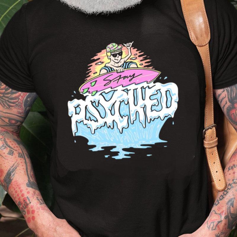 Jamie O'Brien Stay Psyched Surfer Pet Shop Boys Unisex Shirts