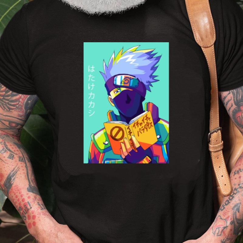 Kakashi Wpap Art Naruto Shippuden Unisex Shirts - RugControl