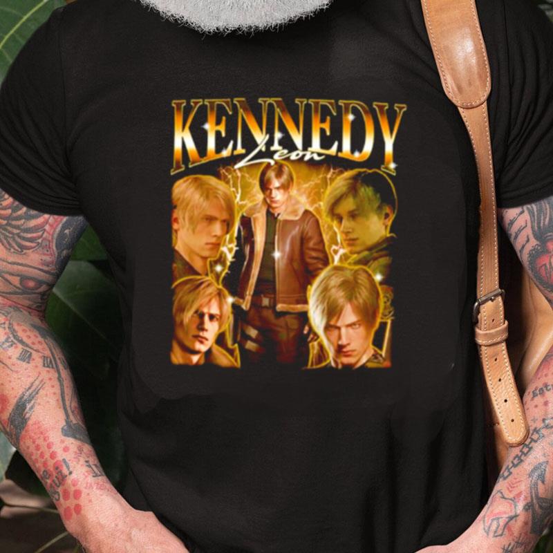 Kennedy Leon Resident Evil Vintage Unisex Shirts