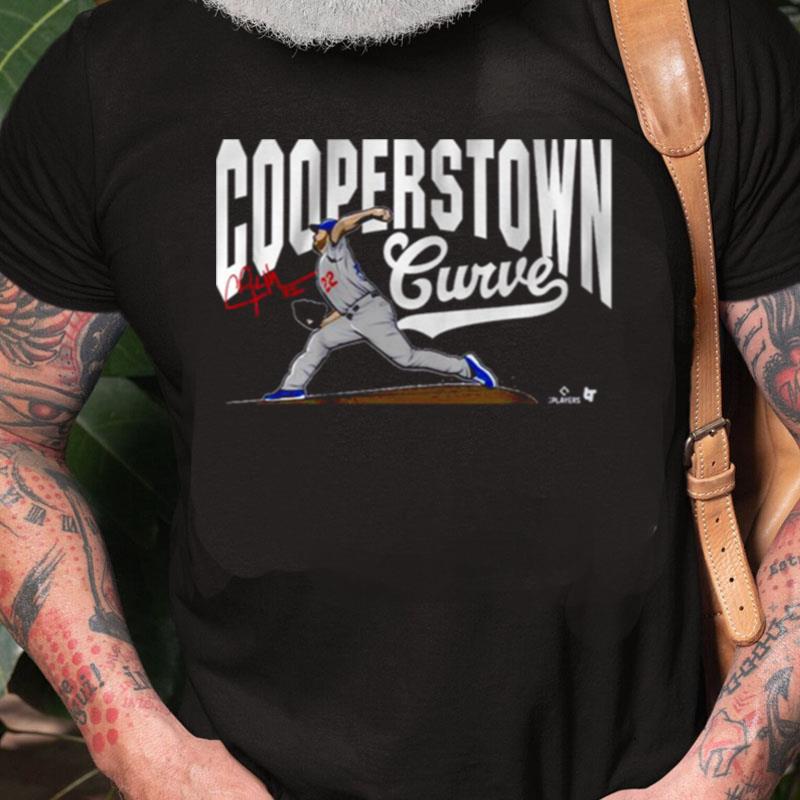 Kershaw Cooperstown Curve Los Angeles Dodger Signature Unisex Shirts