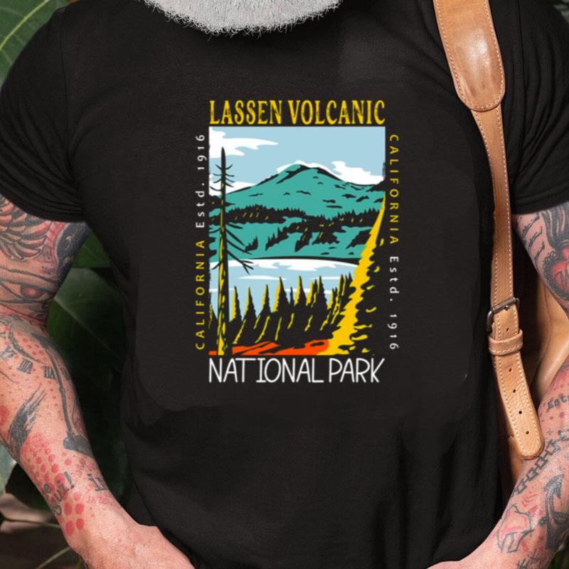 Lassen Volcanic National Park California Distressed Unisex Shirts