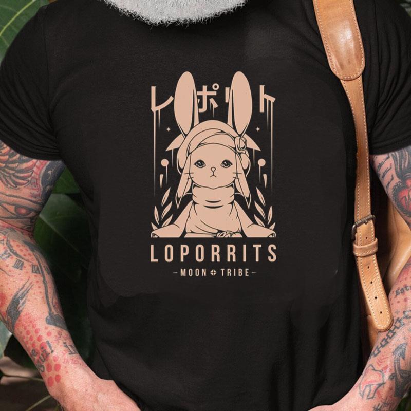 Loporrits Moon Tribe Aesthetic Bunny Unisex Shirts