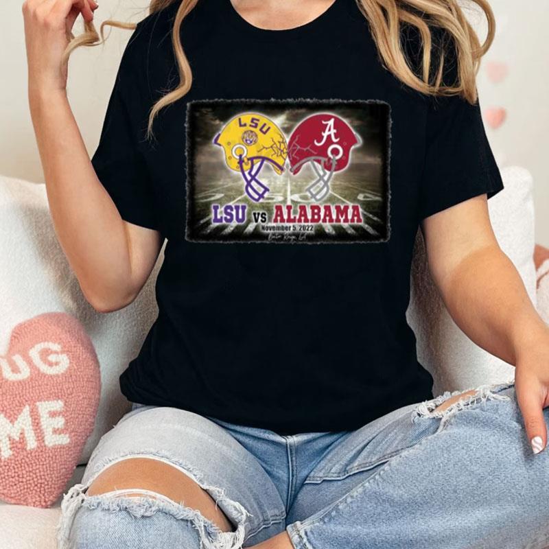 Lsu Vs Alabama Louisiana Saturday Night Football Tiger Stadium Unisex Shirts