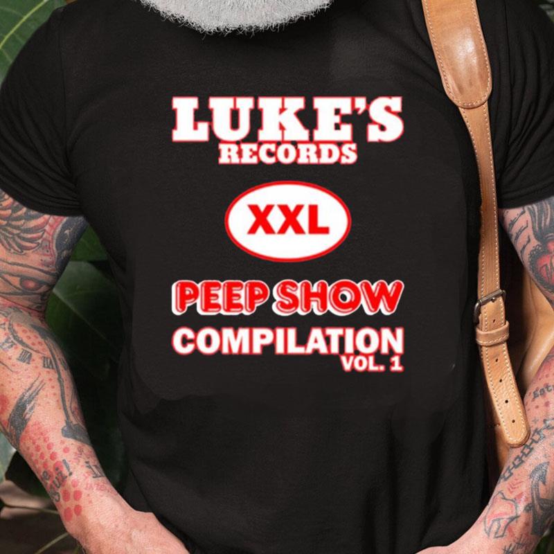 Luke's Records Xxl Peep Show Compilation Vol 1 Unisex Shirts