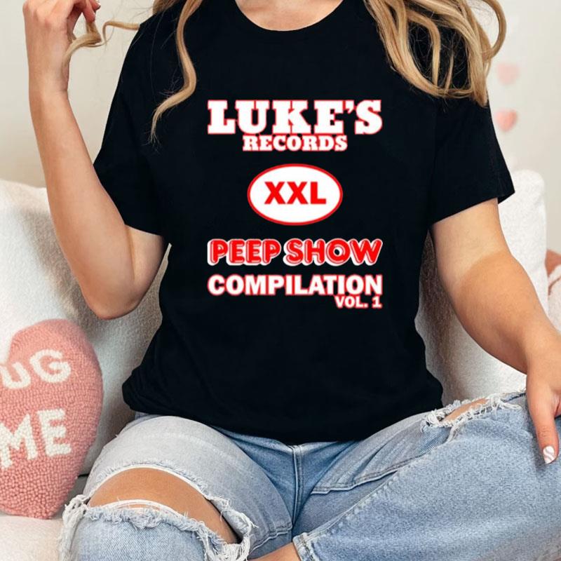 Luke's Records Xxl Peep Show Compilation Vol 1 Unisex Shirts