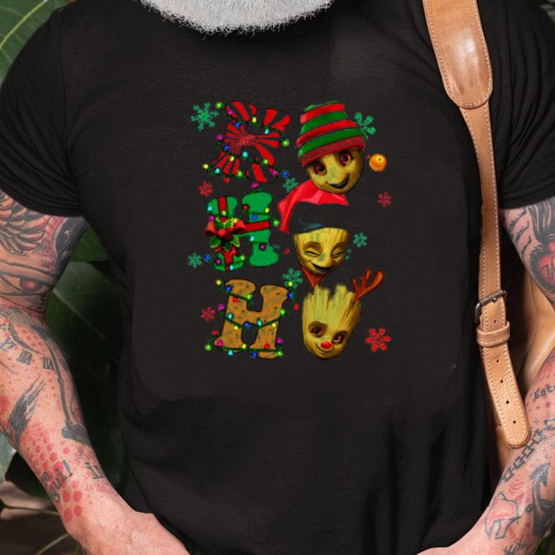 Marvel Guardians Groot Christmas Lights Unisex Shirts