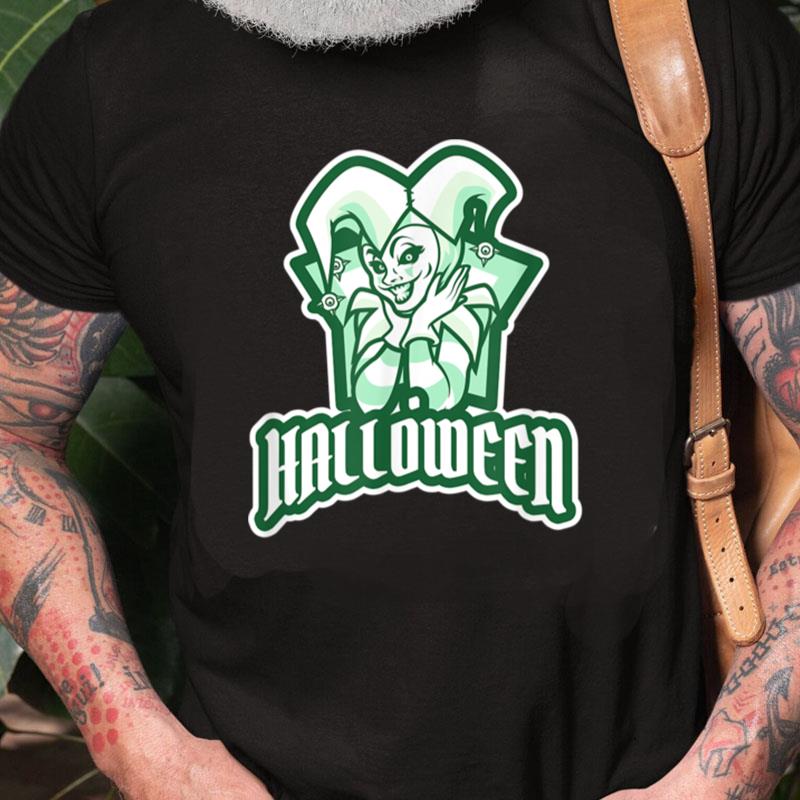 Mens Green Halloween For Men Cute Clown Halloween Unisex Shirts