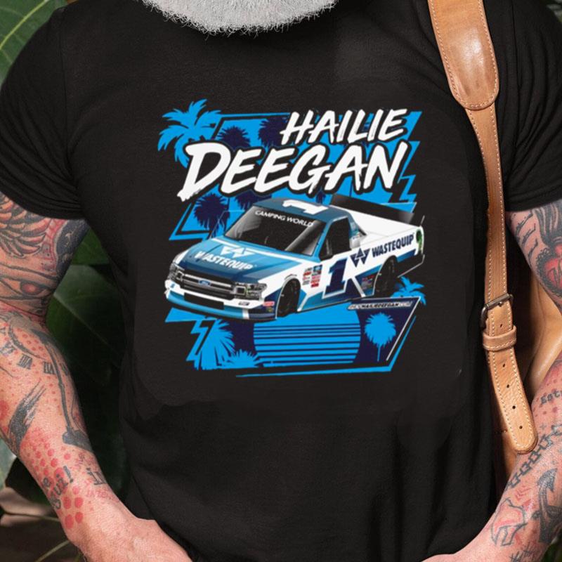 Merch Wastequip Retro Nascar Car Racing Hailie Deegan Unisex Shirts