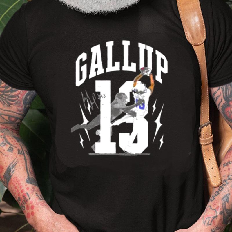 Michael Gallup 13 Dallas Cowboys Catch Unisex Shirts