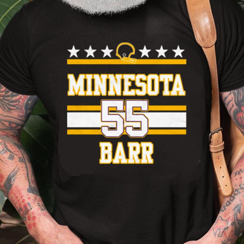 Minnesota Football 55 Barr Unisex Shirts