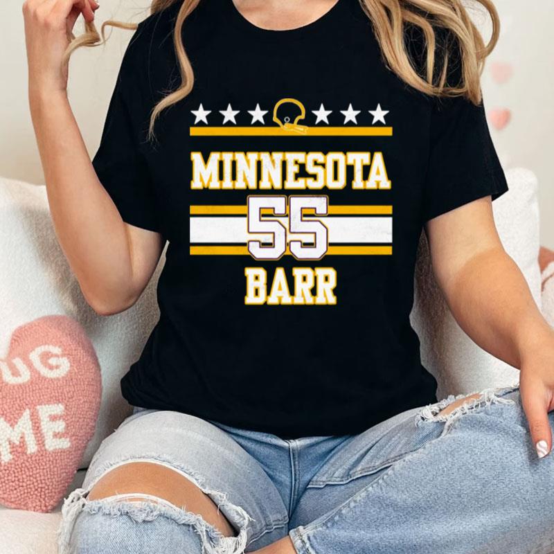 Minnesota Football 55 Barr Unisex Shirts