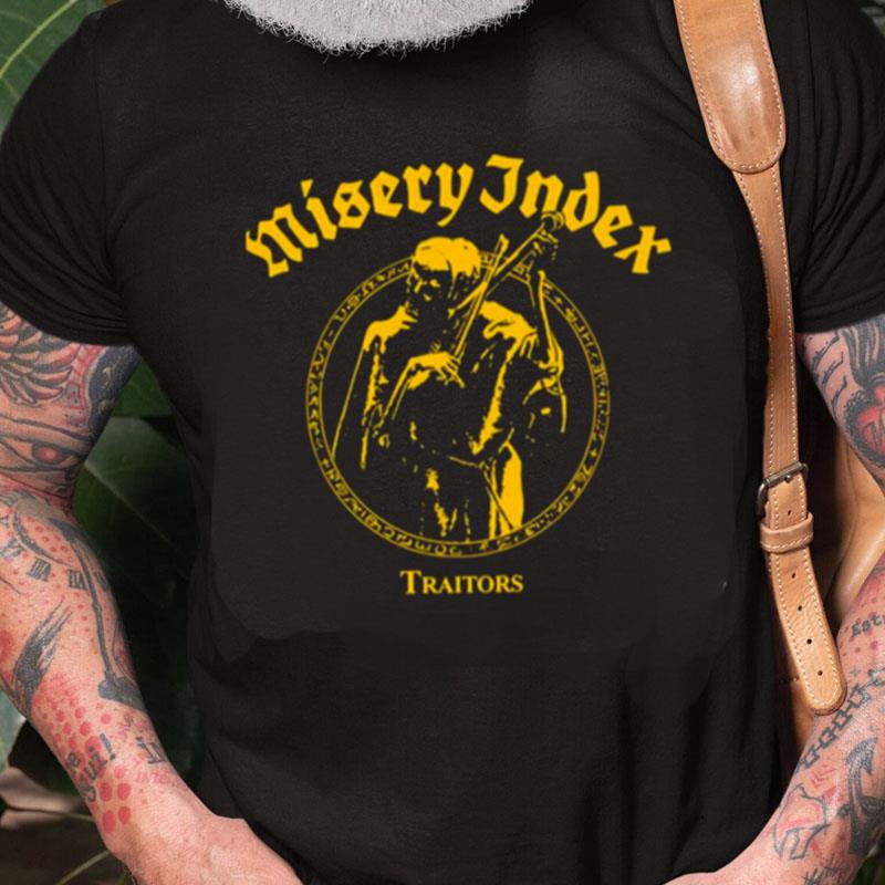 Misery Index Traitors Dying Fetus Napalm Pig Destroyer Grindcore Pig Rock Band Unisex Shirts