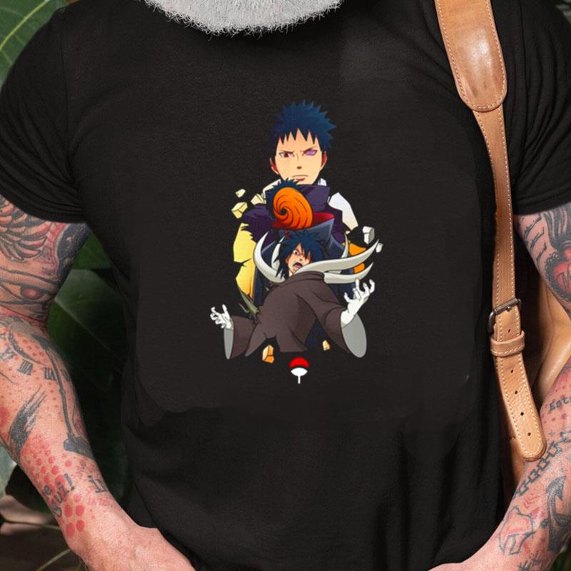 Obito Geometric Anime Naruto Shippuden Unisex Shirts