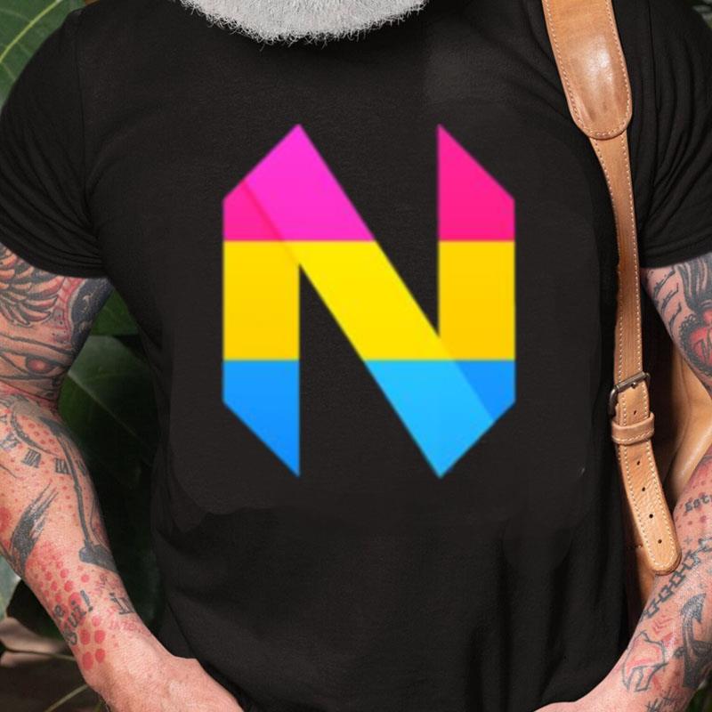 Pansexual Pride Neovim Logo Unisex Shirts