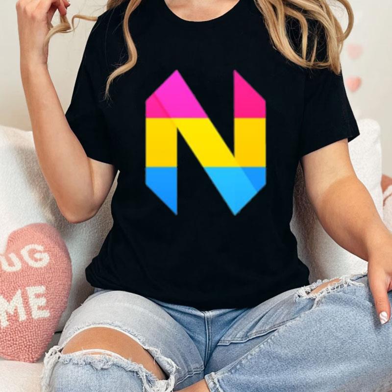 Pansexual Pride Neovim Logo Unisex Shirts