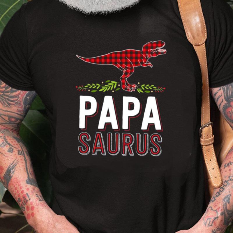 Papa Saurus Christmas Unisex Shirts