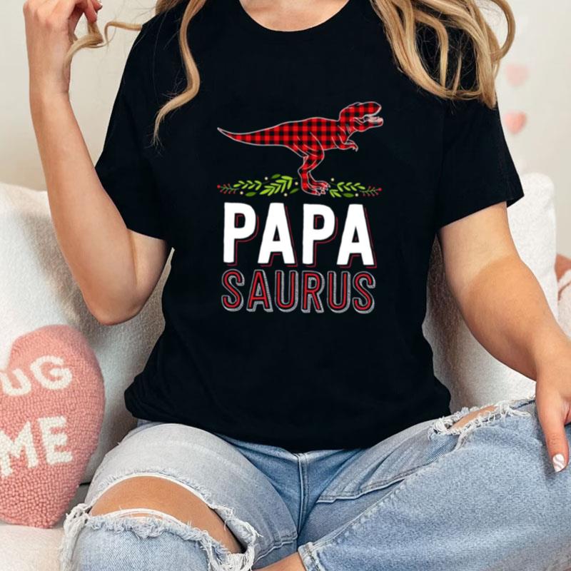 Papa Saurus Christmas Unisex Shirts