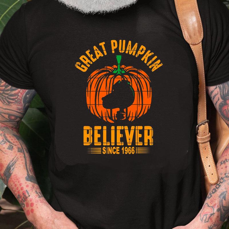 Peanuts Great Pumpkin Believer Since 1966 Charlie Brown Halloween Unisex Shirts